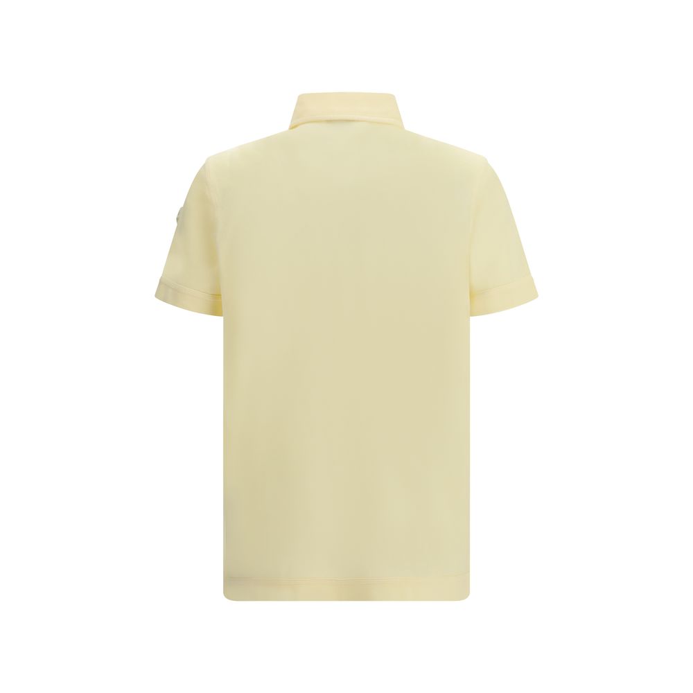 Moncler Zweifarbige Baumwoll-Poloshirt