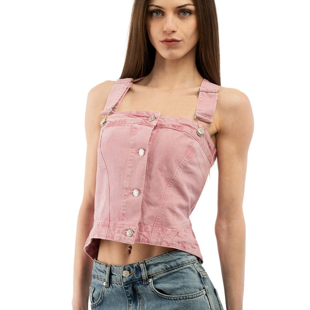 Moschino Mehrfarbige Baumwoll-Tanktops