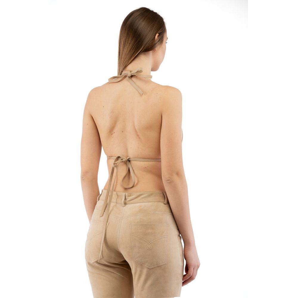 Moschino Beige Baumwoll-Tanktops