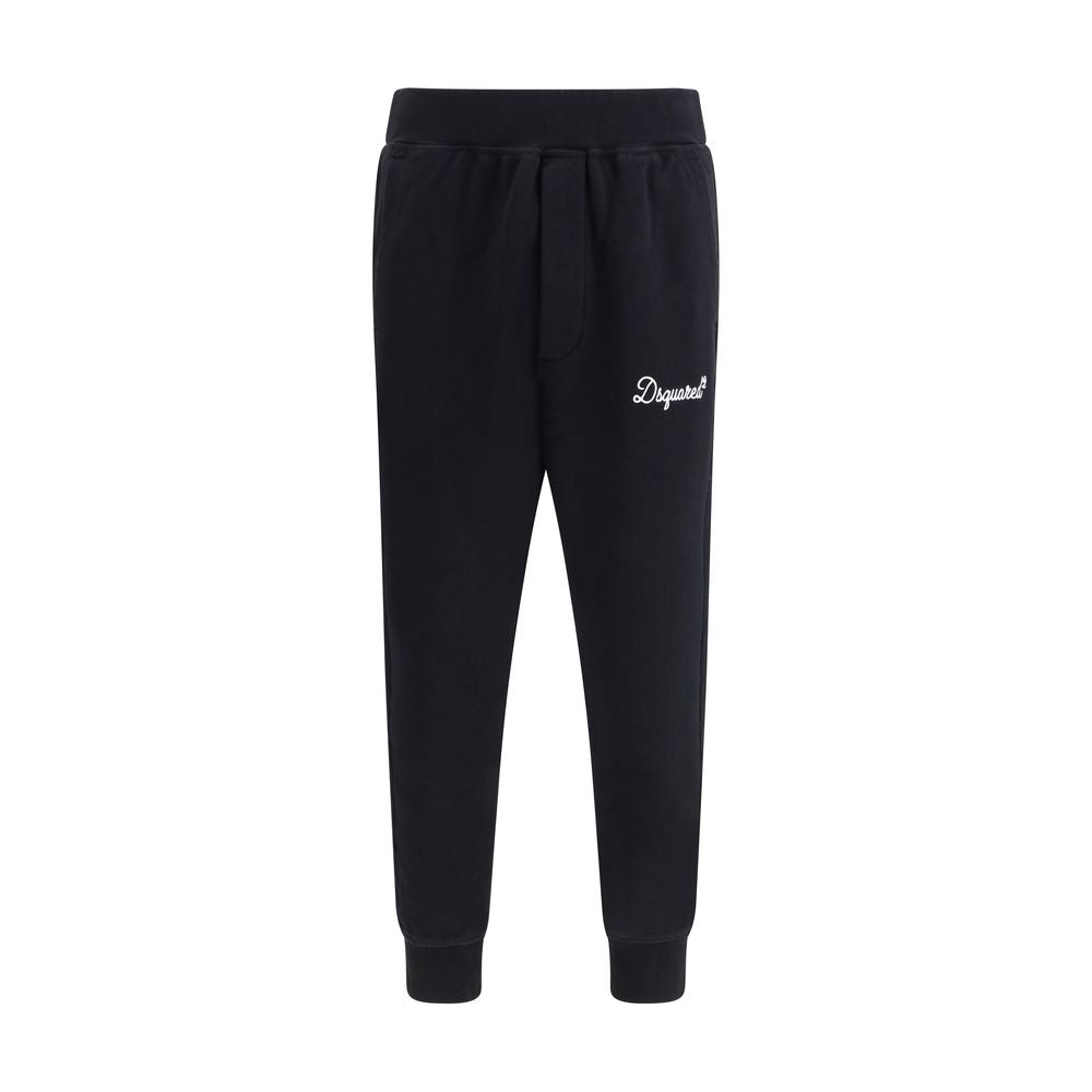 Dsquared² Schwarze Baumwoll-Jogginghose (Trainingshose)