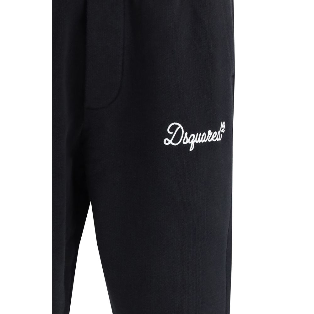 Dsquared² Schwarze Baumwoll-Jogginghose (Trainingshose)
