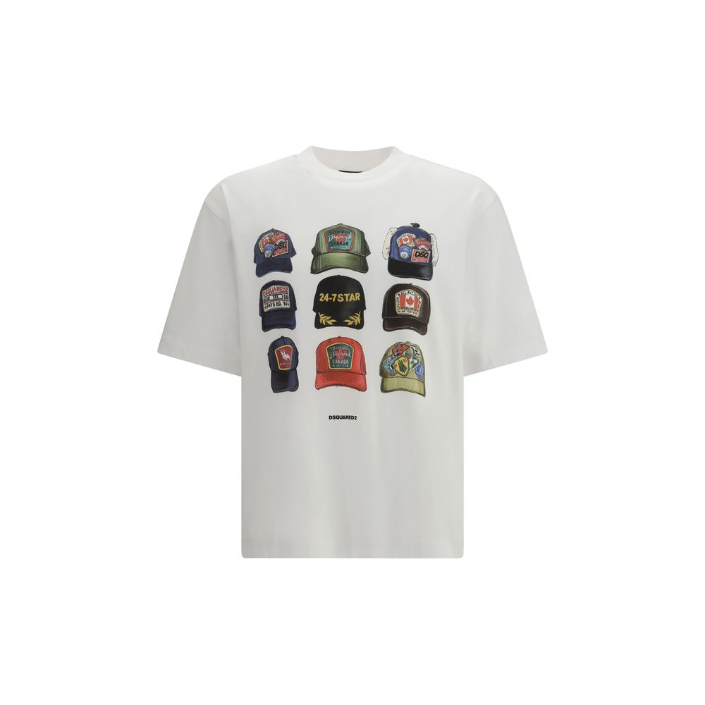 Dsquared² Weißes Baumwoll-T-Shirt