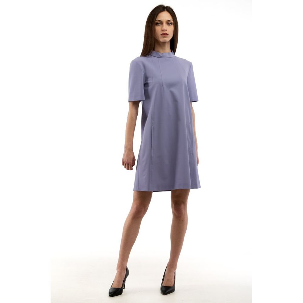 Moschino Lila Polyester Freizeitkleid