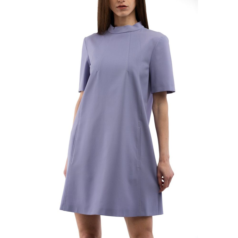 Moschino Lila Polyester Freizeitkleid