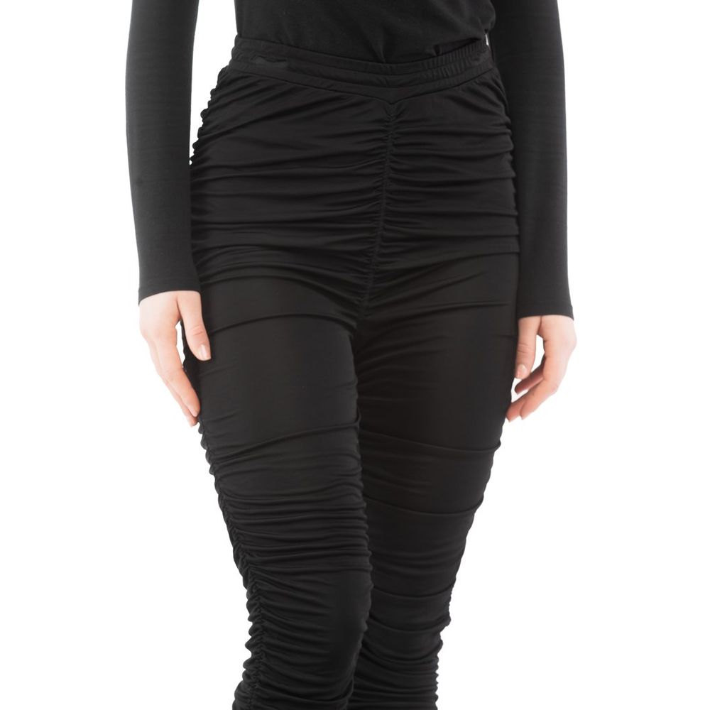 Moschino Schwarze Hose aus Viskose