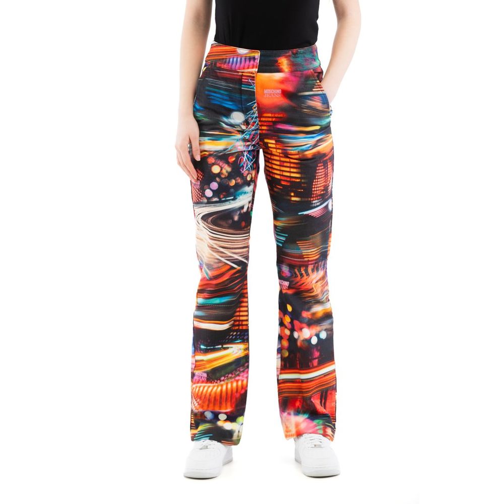 Moschino Mehrfarbige Jeans aus Baumwolle