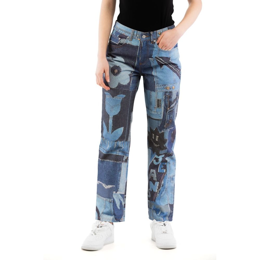 Moschino Mehrfarbige Jeans aus Baumwolle