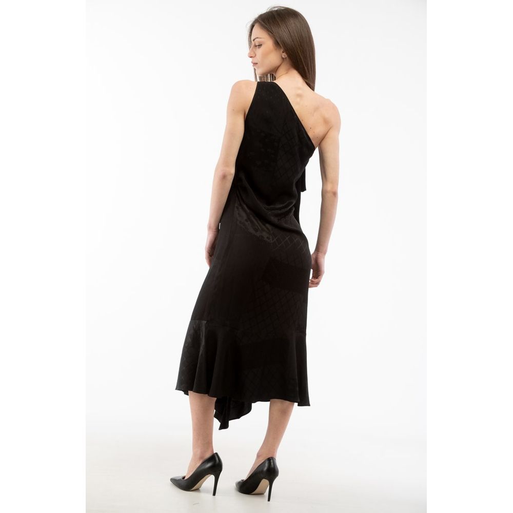 Moschino Schwarzes Cocktailkleid aus Viskose