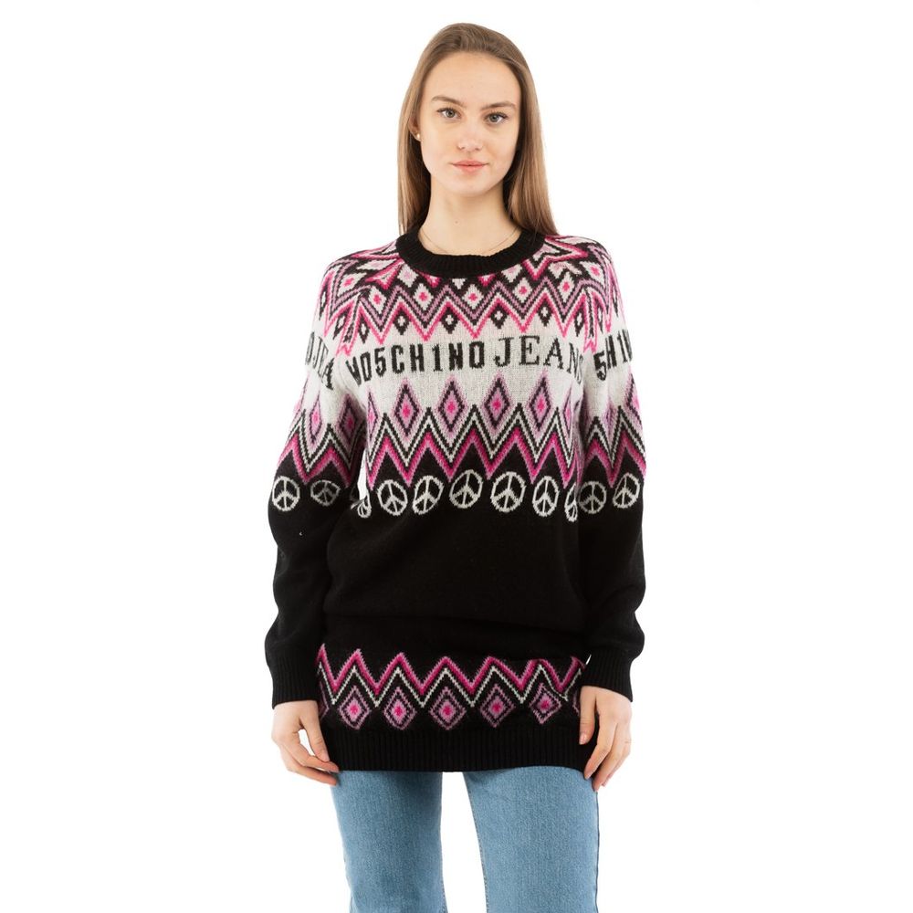 Moschino Mehrfarbiger Pullover aus Polyamid