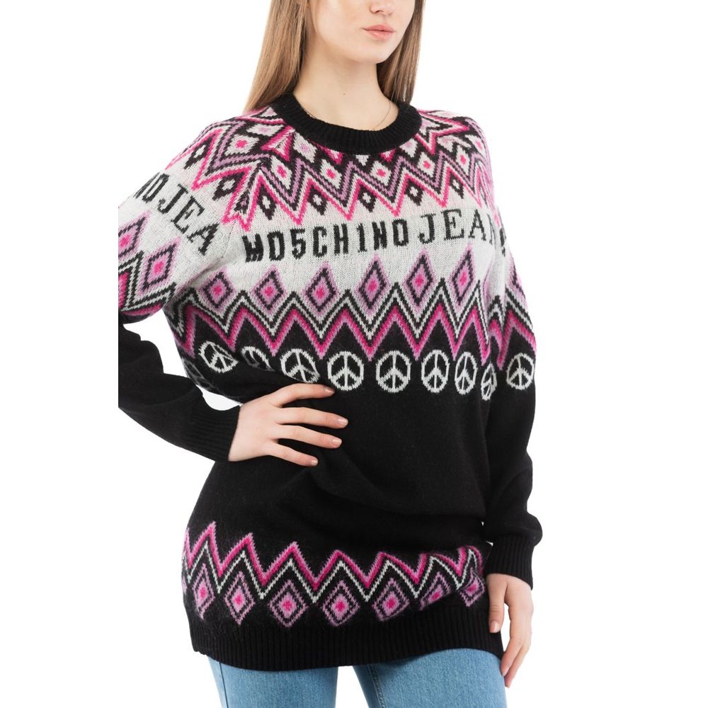 Moschino Mehrfarbiger Pullover aus Polyamid
