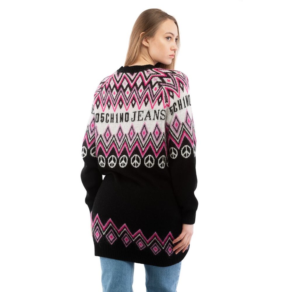 Moschino Mehrfarbiger Pullover aus Polyamid