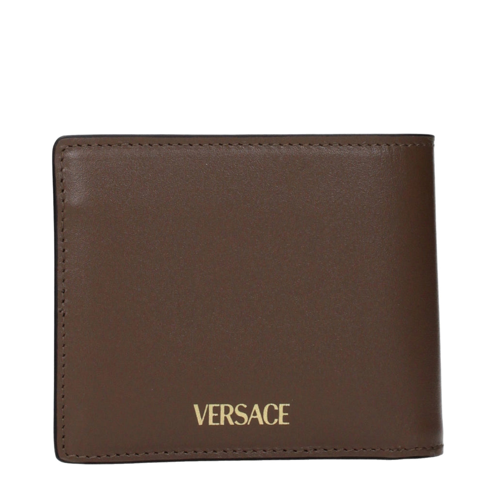 Versace Braune Ledergeldbörse