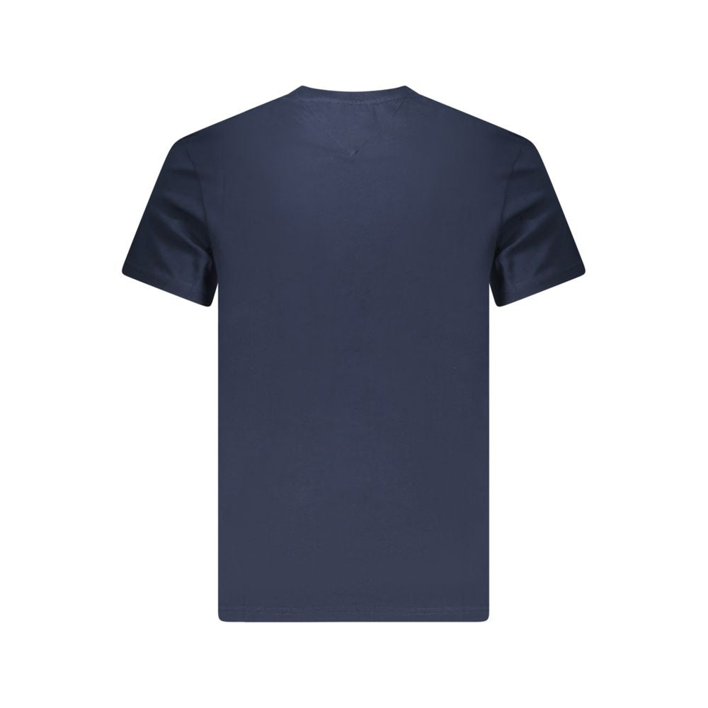 Tommy Hilfiger Blaues Baumwoll-T-Shirt für Herren