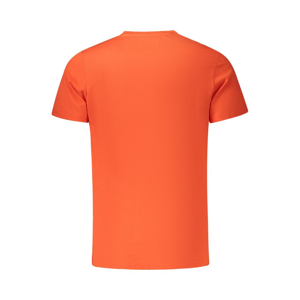 Tommy Hilfiger Arancione Baumwoll-T-Shirt für Herren