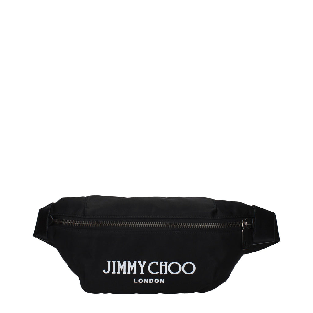 Jimmy Choo Schwarzer Rucksack aus Stoff