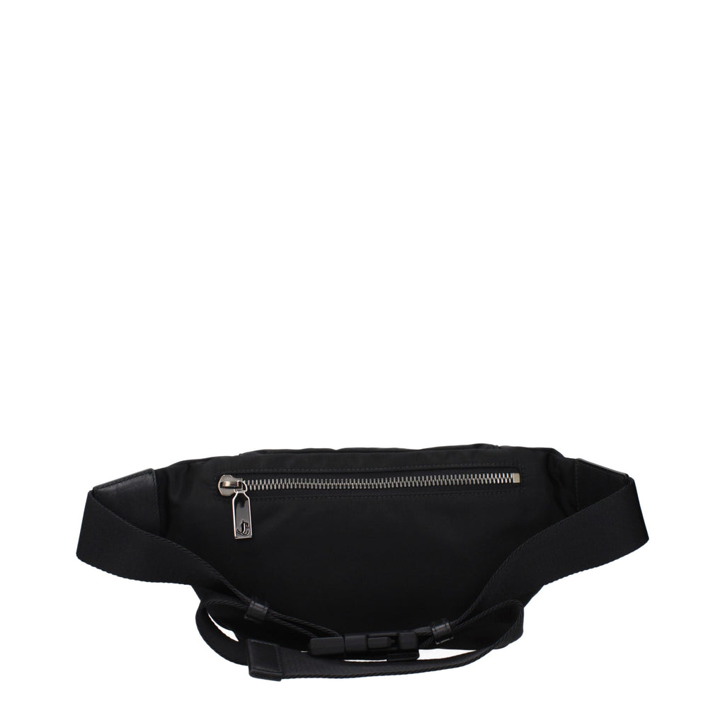 Jimmy Choo Schwarzer Rucksack aus Stoff