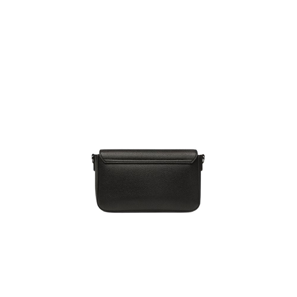 Armani Exchange Schwarze Kunstleder-Handtasche