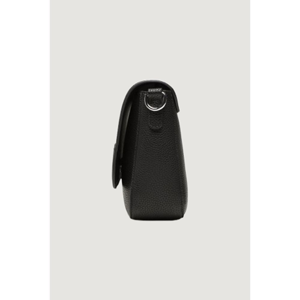 Armani Exchange Schwarze Kunstleder-Handtasche