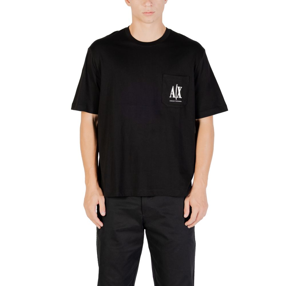 Armani Exchange Schwarzer Baumwoll-Sportswear