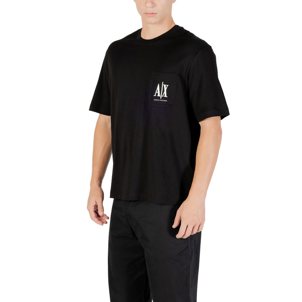 Armani Exchange Schwarzer Baumwoll-Sportswear