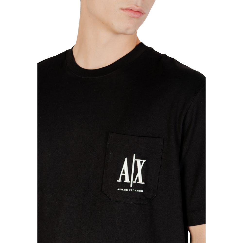 Armani Exchange Schwarzer Baumwoll-Sportswear