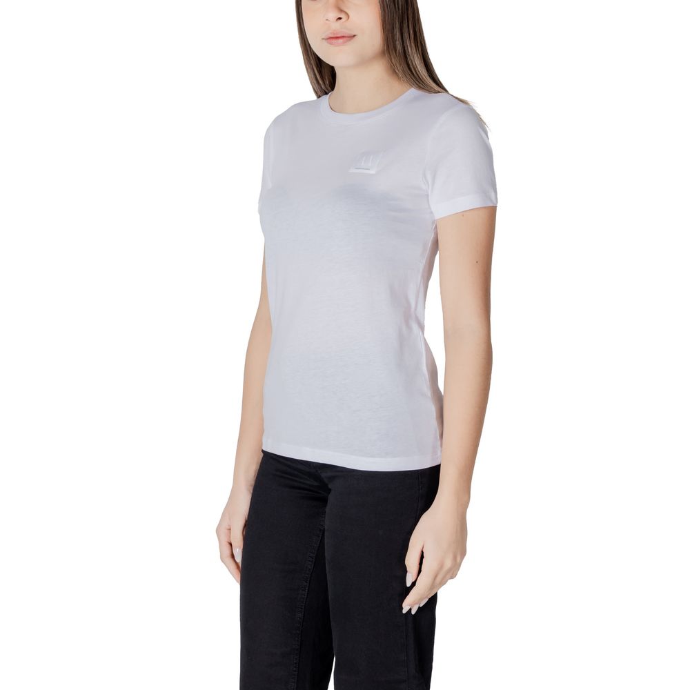 Armani Exchange Weißes Baumwoll-T-Shirt