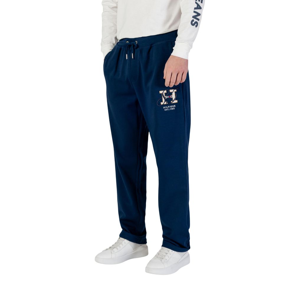 Tommy Hilfiger Blaue Jogginghose aus recycelter Baumwolle (Trainingshose)