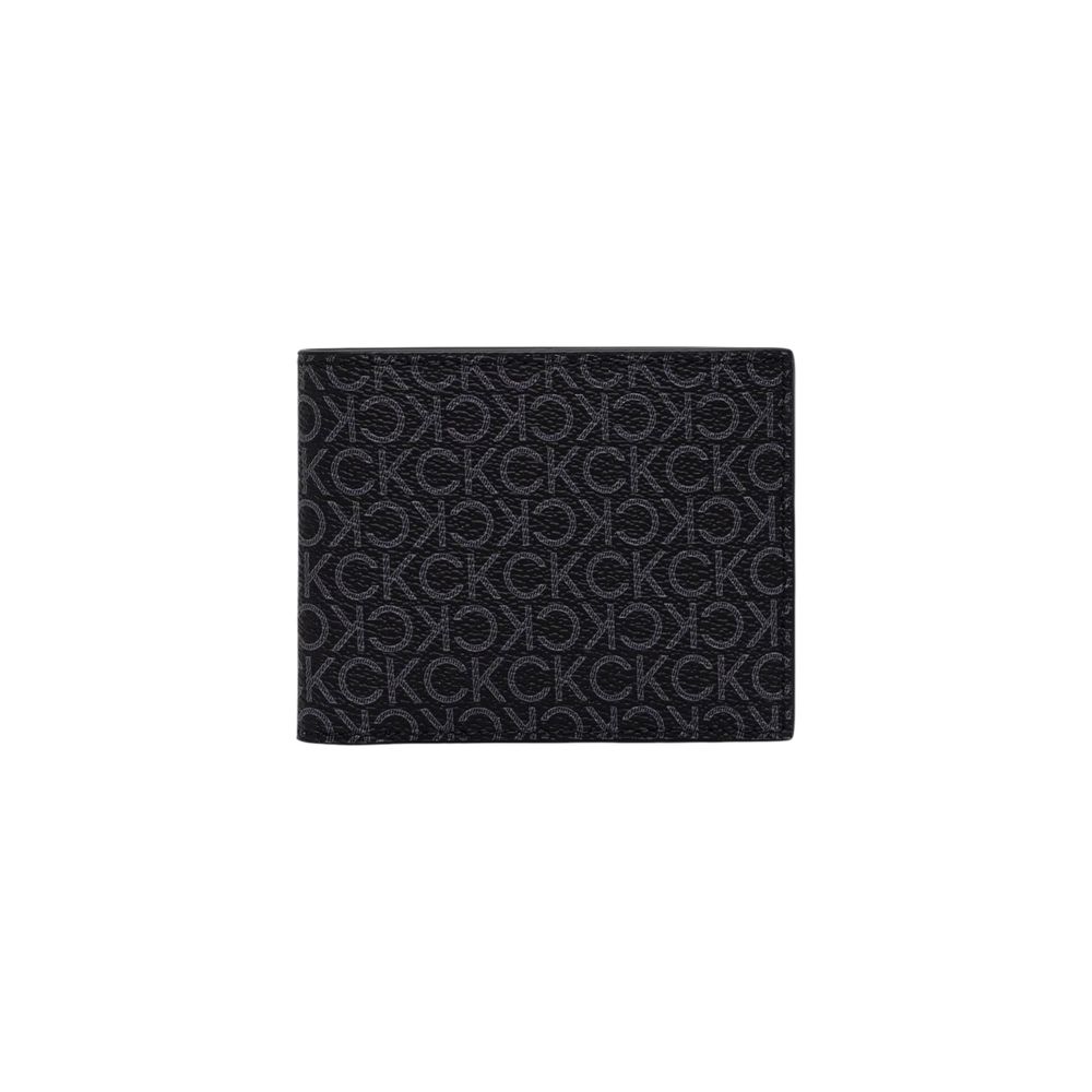Calvin Klein Schwarzes Portemonnaie aus recyceltem Polyester