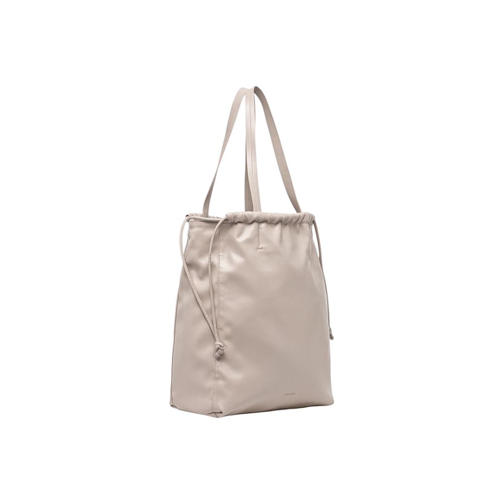 Calvin Klein Beige Polyethylen Handtasche
