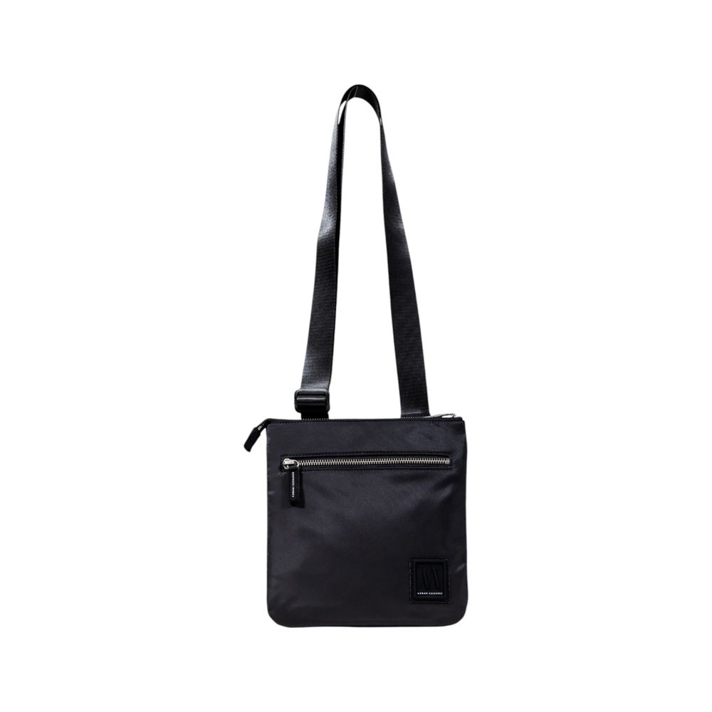 Armani Exchange Schwarze Umhängetasche aus Polyamid