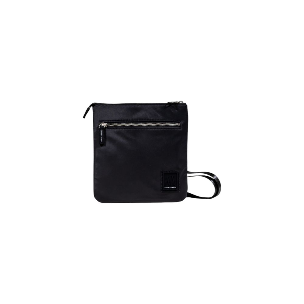 Armani Exchange Schwarze Umhängetasche aus Polyamid