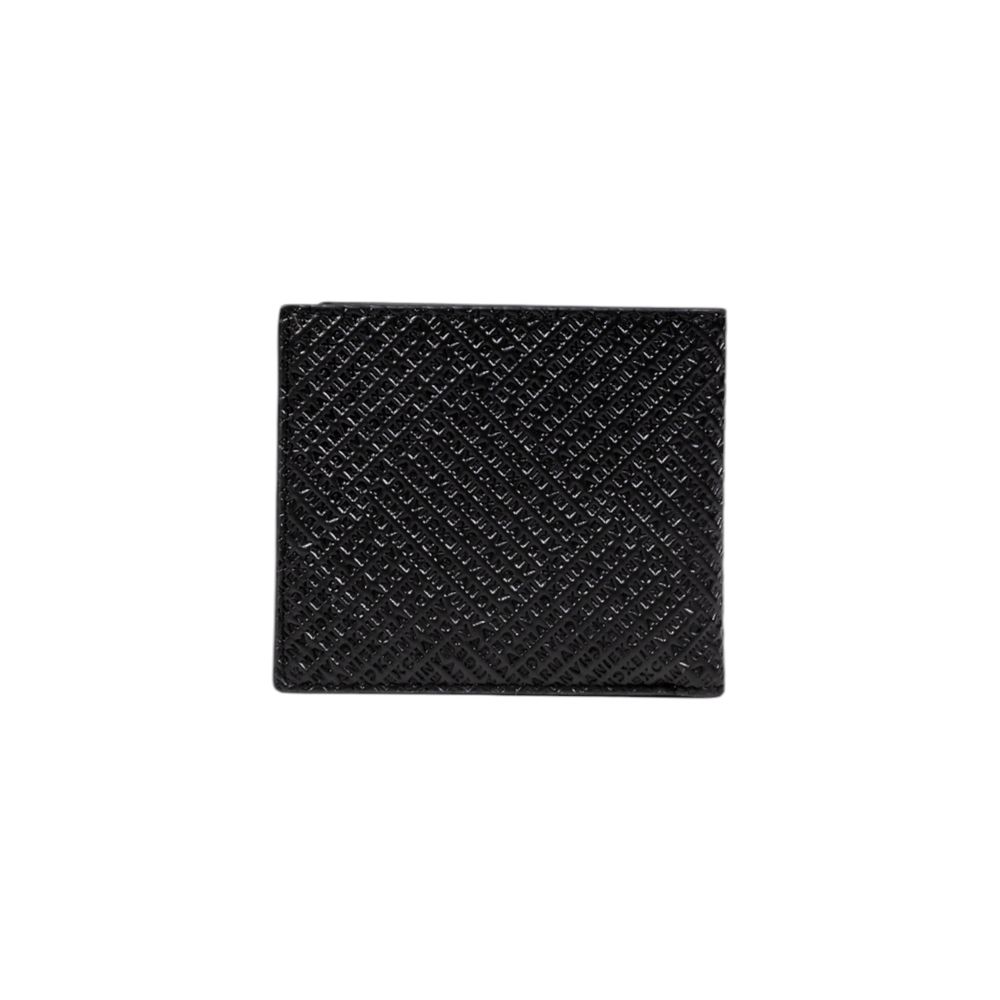 Armani Exchange Schwarzes Lederportemonnaie