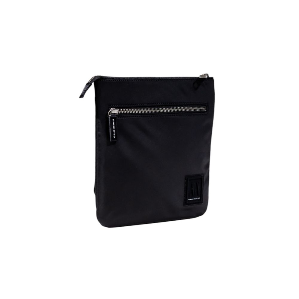 Armani Exchange Schwarze Umhängetasche aus Polyamid