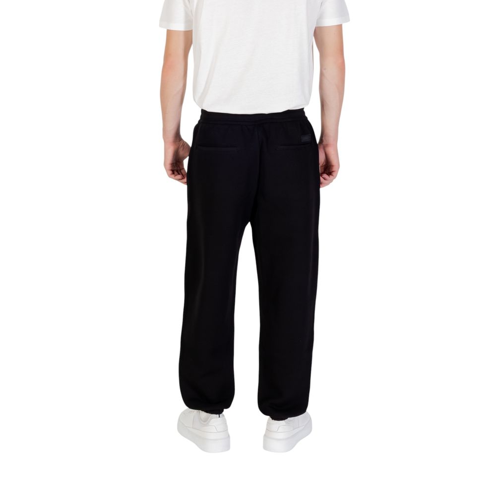 Armani Exchange Schwarze Baumwoll-Jogginghose (Sporthose)