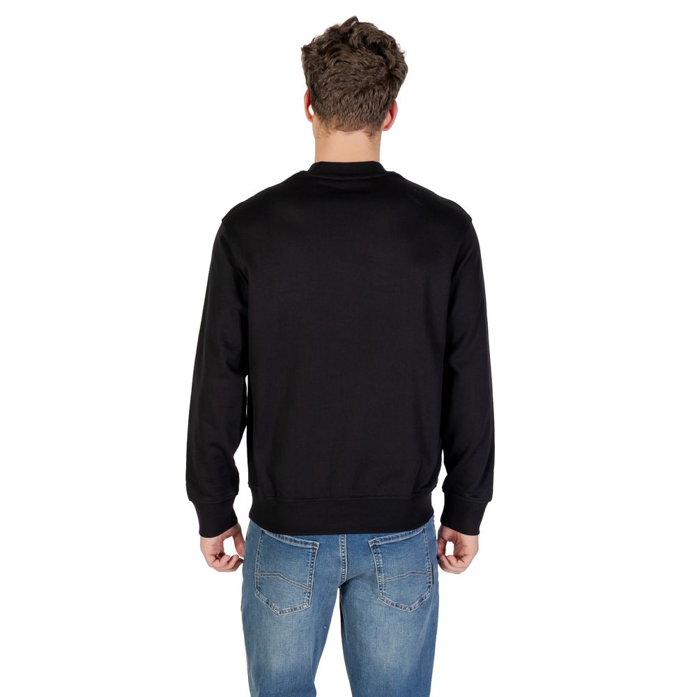 Armani Exchange Schwarzer Baumwoll-Sweatshirt