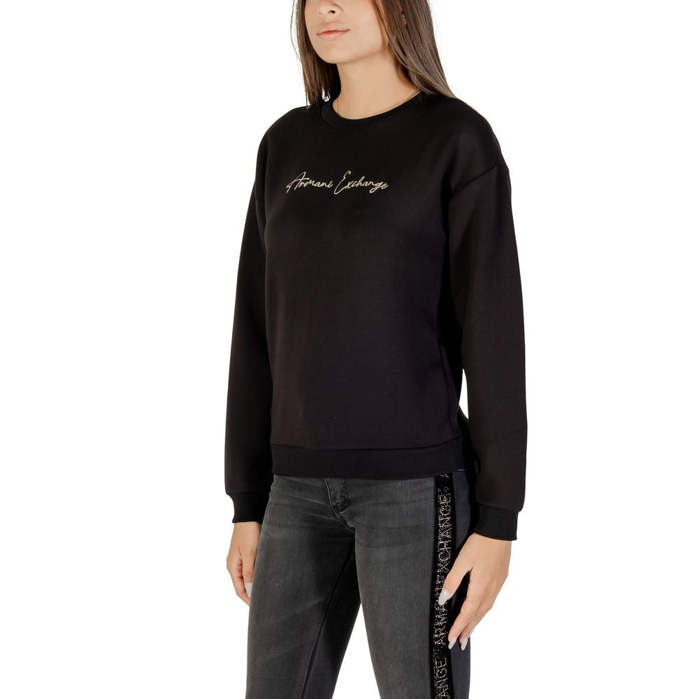 Armani Exchange Zweifarbiger Sweatshirt aus Viskose