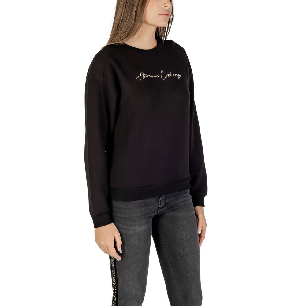 Armani Exchange Zweifarbiger Sweatshirt aus Viskose