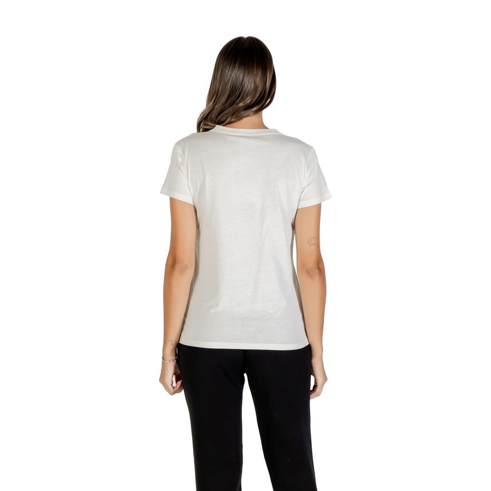 Liu Jo Weißes Baumwoll-T-Shirt