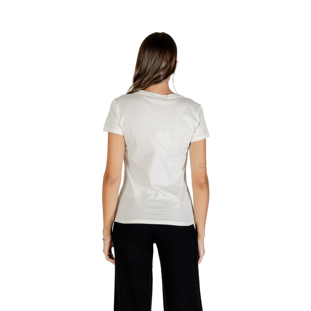 Liu Jo Weißes Baumwoll-T-Shirt