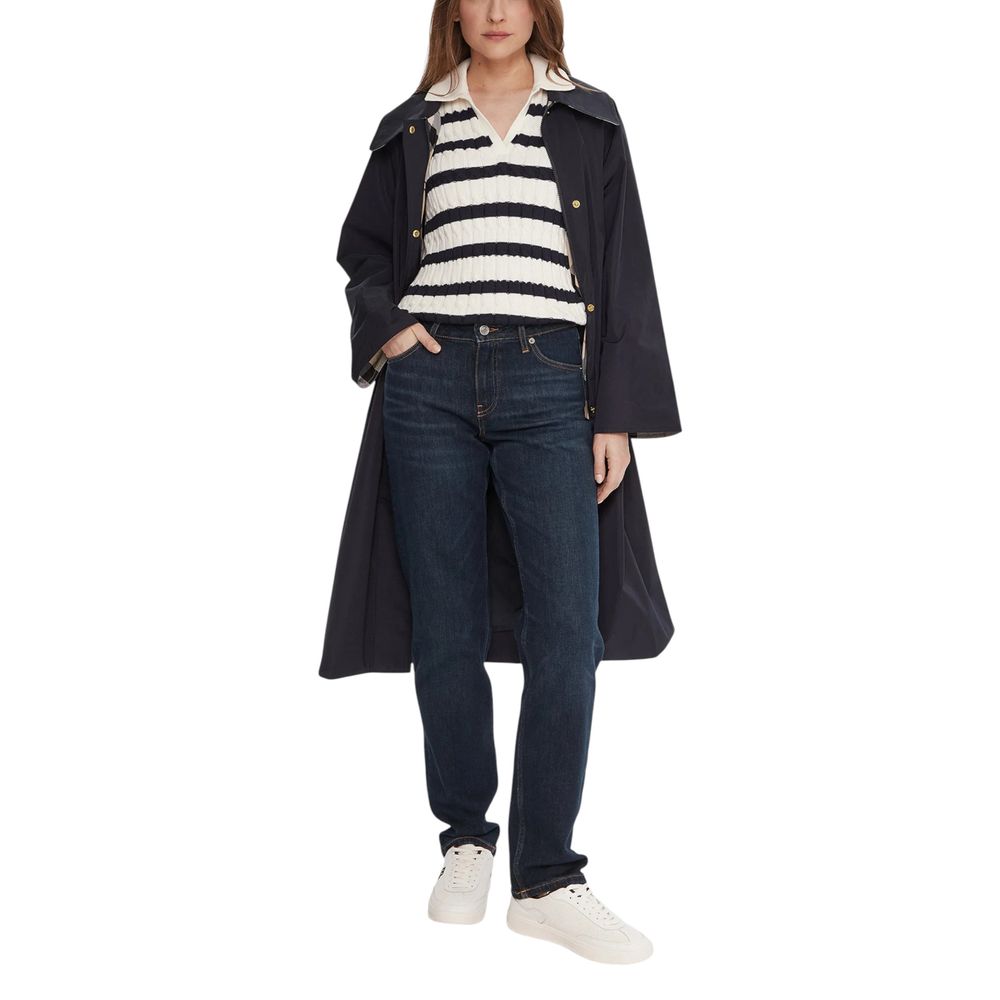 Tommy Hilfiger Blaue Mom Jeans aus recycelter Baumwolle