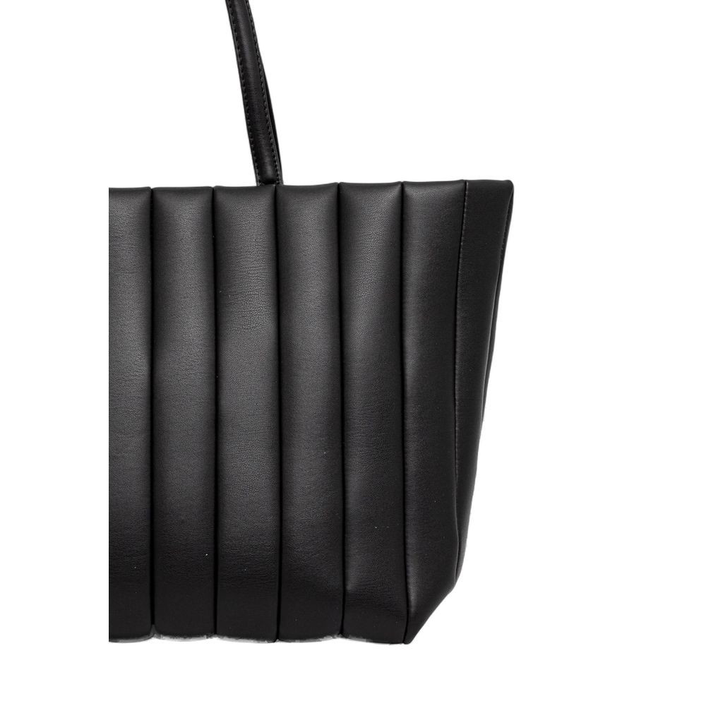 Tommy Hilfiger Schwarze Handtasche aus Polyethylen