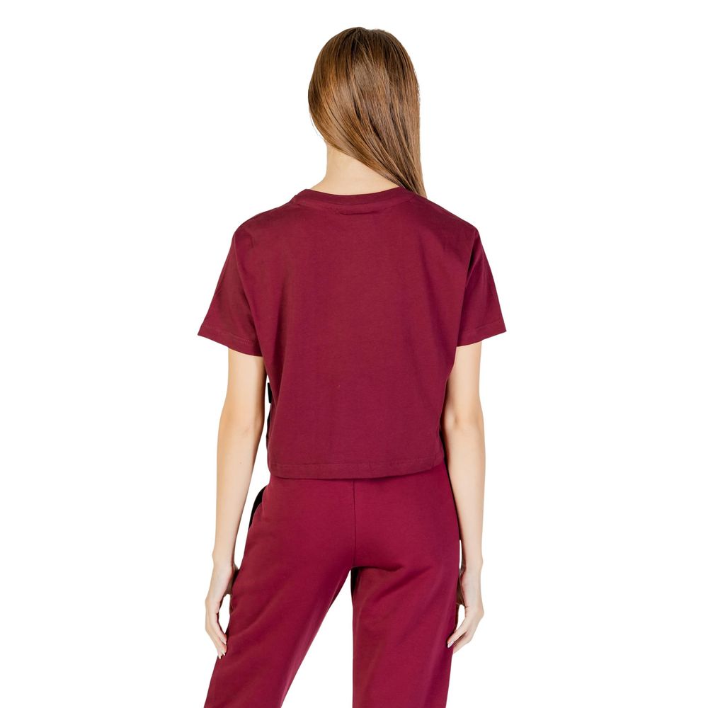 Icon Bordeaux Baumwoll-T-Shirt