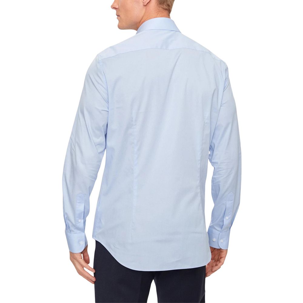 Tommy Hilfiger Blaues Hemd aus Bio-Baumwolle