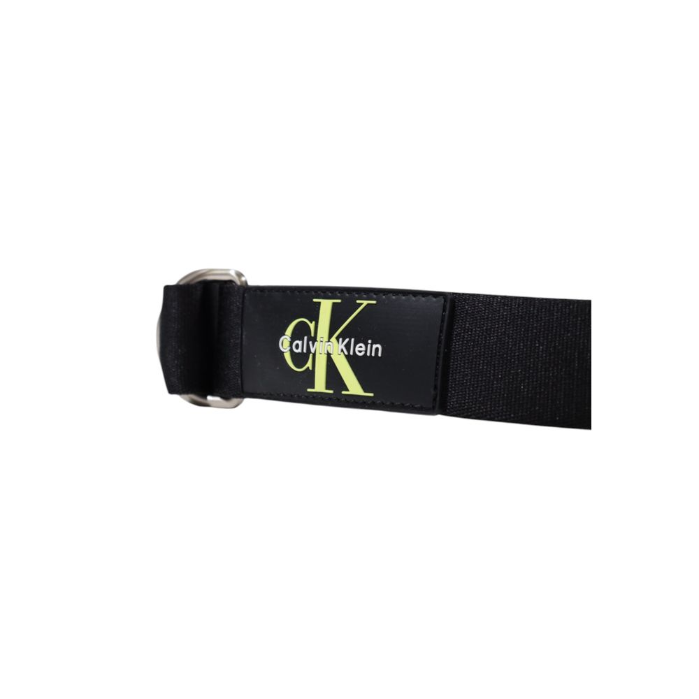Calvin Klein Schwarzer Gürtel aus recyceltem Polyester