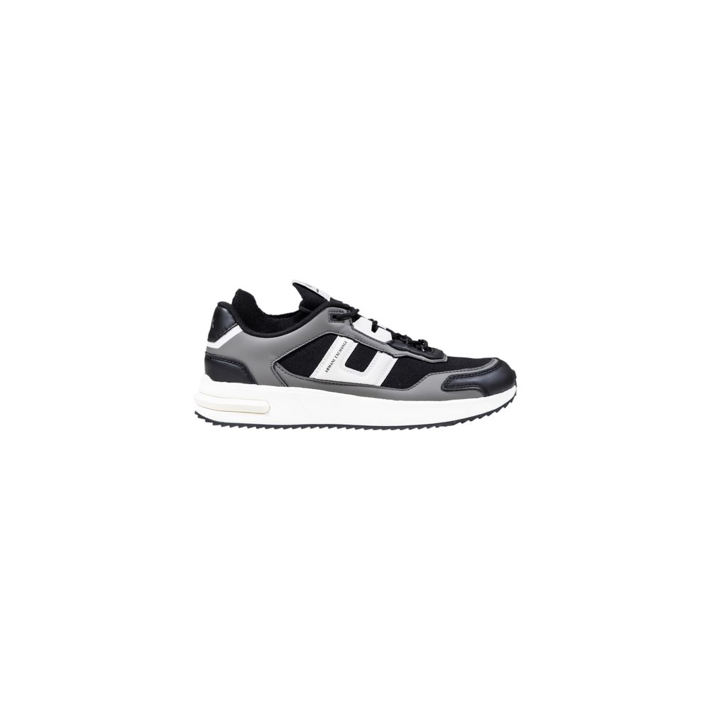 Armani Exchange Zweifarbige Polyester-Sneaker im Athletic-Stil