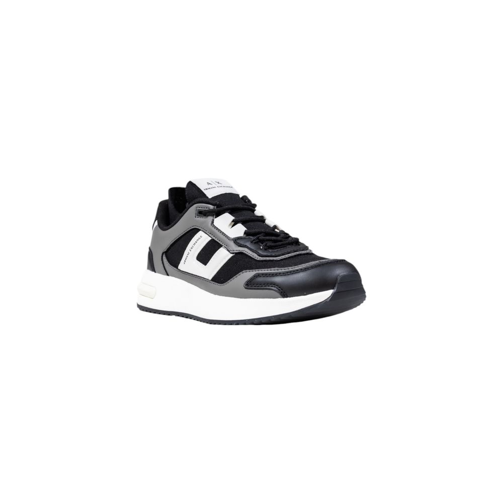 Armani Exchange Zweifarbige Polyester-Sneaker im Athletic-Stil