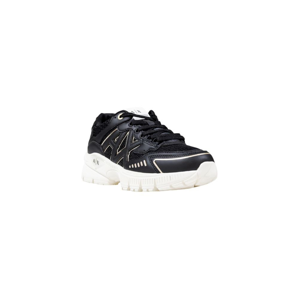 Armani Exchange Zweifarbige Polyester-Sneaker im Athletic-Stil