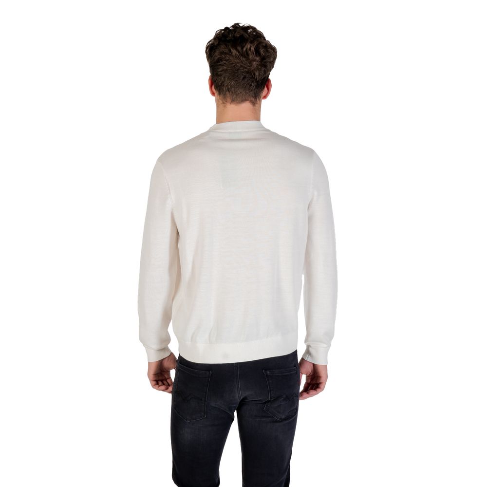Armani Exchange Weißer Marabou-Pullover