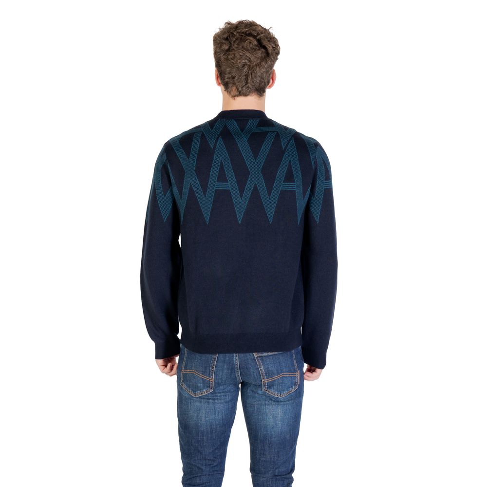 Armani Exchange Schwarzer Sweatshirt mit Marabu-Details