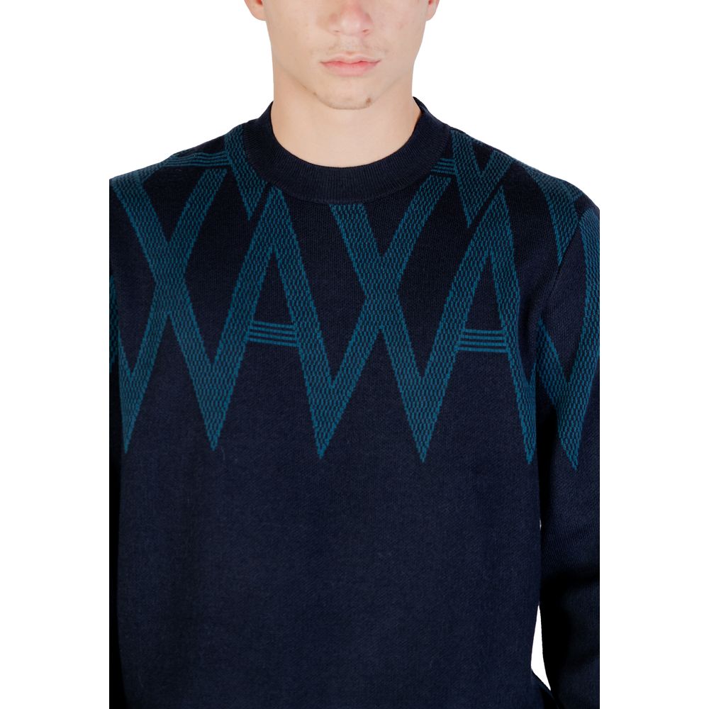 Armani Exchange Schwarzer Sweatshirt mit Marabu-Details